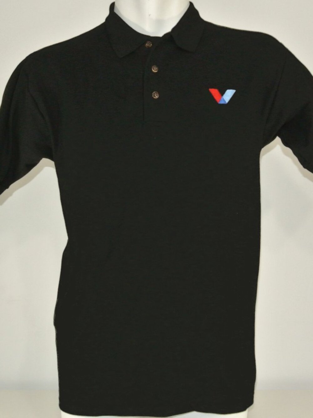 VALVOLINE Great Canadian Oil Black Polo Shirt Employee Uniform Size S Small